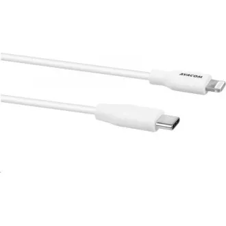AVACOM MFIC-120W kabel USB-C - Lightning, MFi certifikace, 120cm, bílá