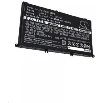 AVACOM baterie pro Dell Inspiron 15 7559, 7557 Li-Ion 11, 4V 6491mAh 74Wh
