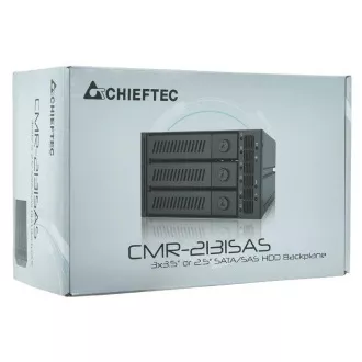 CHIEFTEC SAS/SATA Backplane CMR-3141SAS, 3x 5, 25" for 4x 3, 5" HDDs/SSDs CHIEFTEC SAS/SATA Backplane CMR-3141SAS, 3x 5, 25" for 4x 3, 5" HDDs/SSDs