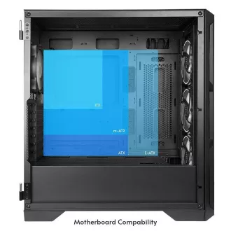 CHIEFTEC skříň APEX AIR, E-ATX, 1x USB-C 3.2, 2x USB 3.0, 3x 140mm Fan, černá