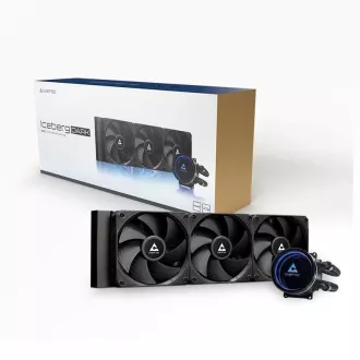 CHIEFTEC vodní chlazení CPU Iceberg 360 Dark, 3x120mm, ARGB vodní blok, LGA1851, AM5, černá CHIEFTEC vodní chlazení CPU Iceberg 360 Dark, 3x120mm, ARGB vodní blok, LGA1851, AM5, černá