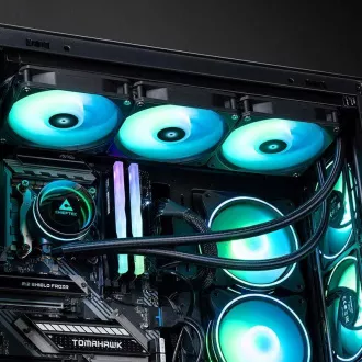 CHIEFTEC vodní chlazení CPU Iceberg 360, 2x360mm ARGB, ARGB vodní blok, LGA1851, AM5, černá CHIEFTEC vodní chlazení CPU Iceberg 360, 2x360mm ARGB, ARGB vodní blok, LGA1851, AM5, černá