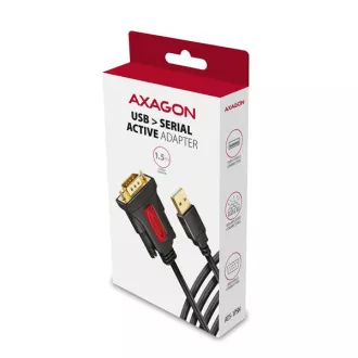 AXAGON ADS-1PSN, USB-A 2.0 - sériový RS-232 DB9-M Prolific adaptér / kabel 1.5m AXAGON ADS-1PSN, USB-A 2.0 - sériový RS-232 DB9-M Prolific adaptér / kabel 1.5m