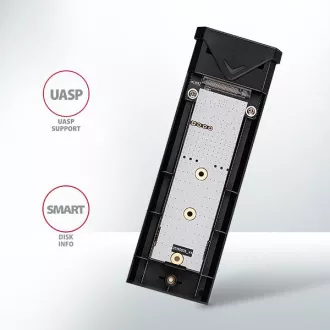 AXAGON EEM2-UB2, USB-C 10Gbps - M.2 NVMe SSD ARROW box, černý AXAGON EEM2-UB2, USB-C 10Gbps - M.2 NVMe SSD ARROW box, černý