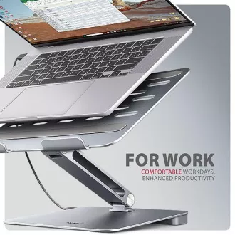 AXAGON HMC-STND, stojan pro 10"-17" notebooky, USB 5Gbps hub, 3x USB-A, HDMI 4k/60Hz, RJ-45, PD 100W, kabel USB-C 60cm AXAGON HMC-STND, stojan pro 10"-17" notebooky, USB 5Gbps hub, 3x USB-A, HDMI 4k/60Hz, RJ-45, PD 100W, kabel USB-C 60cm