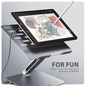 AXAGON HMC-STND, stojan pro 10"-17" notebooky, USB 5Gbps hub, 3x USB-A, HDMI 4k/60Hz, RJ-45, PD 100W, kabel USB-C 60cm AXAGON HMC-STND, stojan pro 10"-17" notebooky, USB 5Gbps hub, 3x USB-A, HDMI 4k/60Hz, RJ-45, PD 100W, kabel USB-C 60cm