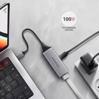 AXAGON ADE-TXPD, USB-C 3.2 Gen 1 - Gigabit Ethernet síťová karta, Asix AX88179, PD 100W, auto instal AXAGON ADE-TXPD, USB-C 3.2 Gen 1 - Gigabit Ethernet síťová karta, Asix AX88179, PD 100W, auto instal