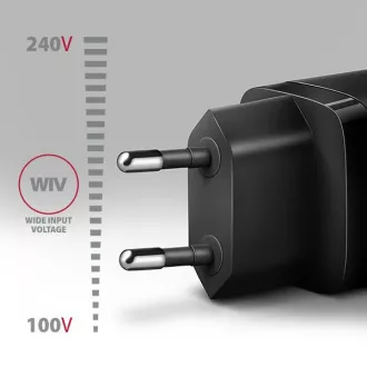 AXAGON ACU-PD20, nabíječka do sítě 20W, 1x port USB-C, PD3.0/PPS/QC4+/AFC/Apple, černá AXAGON ACU-PD20, nabíječka do sítě 20W, 1x port USB-C, PD3.0/PPS/QC4+/AFC/Apple, černá