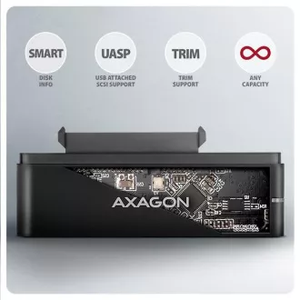 AXAGON ADSA-FPX, USB-C 10Gbps - SATA 6G, 2.5"/3.5" SSD/HDD FAST PORT X adaptér, vč. AC napáječe AXAGON ADSA-FPX, USB-C 10Gbps - SATA 6G, 2.5"/3.5" SSD/HDD FAST PORT X adaptér, vč. AC napáječe