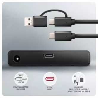 AXAGON ADSA-FPX, USB-C 10Gbps - SATA 6G, 2.5"/3.5" SSD/HDD FAST PORT X adaptér, vč. AC napáječe AXAGON ADSA-FPX, USB-C 10Gbps - SATA 6G, 2.5"/3.5" SSD/HDD FAST PORT X adaptér, vč. AC napáječe