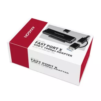 AXAGON ADSA-FPX, USB-C 10Gbps - SATA 6G, 2.5"/3.5" SSD/HDD FAST PORT X adaptér, vč. AC napáječe AXAGON ADSA-FPX, USB-C 10Gbps - SATA 6G, 2.5"/3.5" SSD/HDD FAST PORT X adaptér, vč. AC napáječe