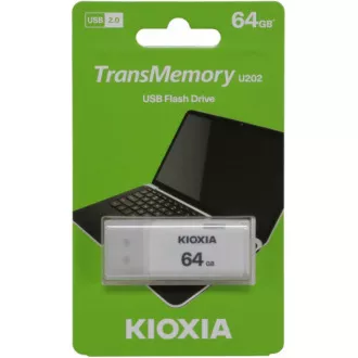 KIOXIA Hayabusa Flash drive 64GB U202, bílá KIOXIA Hayabusa Flash drive 64GB U202, bílá