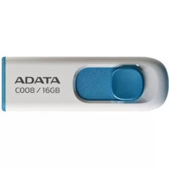 ADATA Flash Disk 16GB C008, USB 2.0 Classic, bílá ADATA Flash Disk 16GB C008, USB 2.0 Classic, bílá