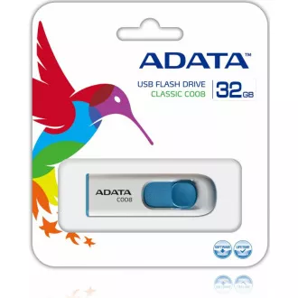 ADATA Flash Disk 32GB C008, USB 2.0 Classic, bílá ADATA Flash Disk 32GB C008, USB 2.0 Classic, bílá
