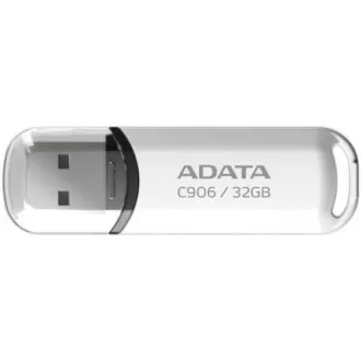 ADATA Flash Disk 32GB C906, USB 2.0 Classic, bílá ADATA Flash Disk 32GB C906, USB 2.0 Classic, bílá