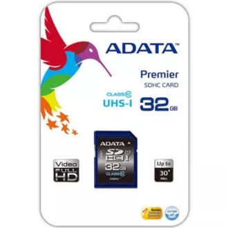 ADATA SDHC karta 32GB Premier UHS-I Class 10 ADATA SDHC karta 32GB Premier UHS-I Class 10