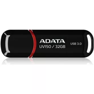 ADATA Flash Disk 32GB UV150, USB 3.1 Dash Drive (R:90/W:20 MB/s) černá