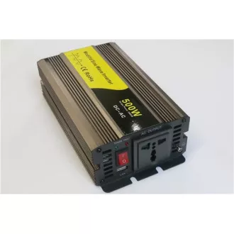 EUROCASE měnič napětí DY-8109-12, AC/DC 12V/230V, 500W, USB EUROCASE měnič napětí DY-8109-12, AC/DC 12V/230V, 500W, USB