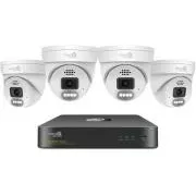 iGET HOMEGUARD HGNVK84804 - kamerový PoE set 2K NVR 8CH + 4x venkovní kamera se zvukem