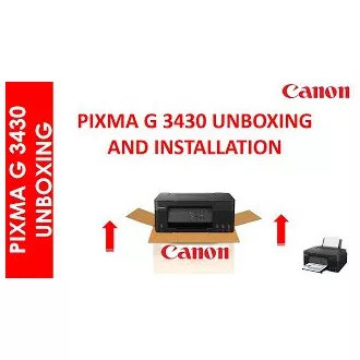 Canon PIXMA G3430 černá (doplnitelné zásobníky inkoustu) - barevná, MF (tisk, kopírka, sken), USB, Wi-Fi Canon PIXMA G3430 černá (doplnitelné zásobníky inkoustu) - barevná, MF (tisk, kopírka, sken), USB, Wi-Fi