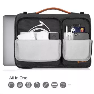 tomtoc Messenger – 16" MacBook Pro 2019, černá