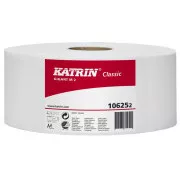Toaletní papír Jumbo 230mm 2vrs. Katrin Classic Gigant M bílý