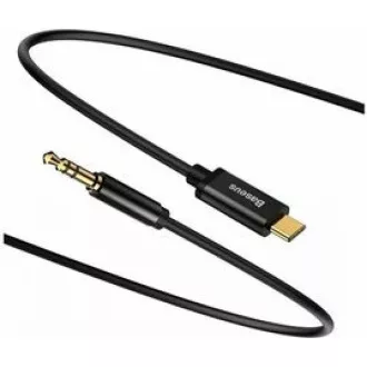 Baseus Yiven Series audio kabel USB-C / 3, 5mm Jack 1, 2m, černá Baseus Yiven Series audio kabel USB-C / 3, 5mm Jack 1, 2m, černá
