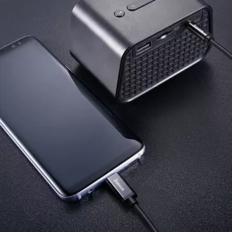 Baseus Yiven Series audio kabel USB-C / 3, 5mm Jack 1, 2m, černá Baseus Yiven Series audio kabel USB-C / 3, 5mm Jack 1, 2m, černá