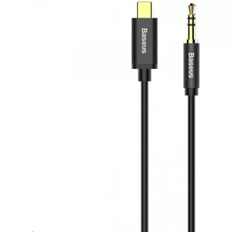 Baseus Yiven Series audio kabel USB-C / 3, 5mm Jack 1, 2m, černá Baseus Yiven Series audio kabel USB-C / 3, 5mm Jack 1, 2m, černá