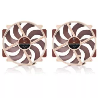 NOCTUA Ventilátor NF-A14x25r-G2-PWM-Sx2-PP, 2x 140mm, hnědá NOCTUA Ventilátor NF-A14x25r-G2-PWM-Sx2-PP, 2x 140mm, hnědá
