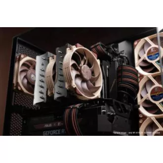 NOCTUA Ventilátor NF-A14x25r-G2-PWM-Sx2-PP, 2x 140mm, hnědá NOCTUA Ventilátor NF-A14x25r-G2-PWM-Sx2-PP, 2x 140mm, hnědá