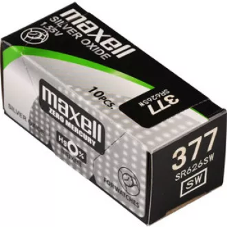AVACOM Nenabíjecí knoflíková baterie 377 Maxell Silver Oxide 1ks Blistr AVACOM Nenabíjecí knoflíková baterie 377 Maxell Silver Oxide 1ks Blistr