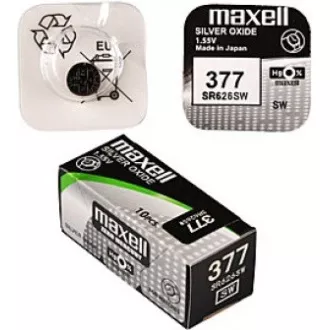 AVACOM Nenabíjecí knoflíková baterie 377 Maxell Silver Oxide 1ks Blistr AVACOM Nenabíjecí knoflíková baterie 377 Maxell Silver Oxide 1ks Blistr