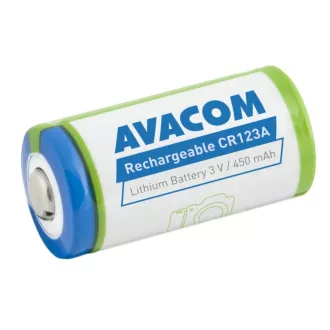 AVACOM nabíjecí fotobaterie Avacom CR123A 3V 450mAh 1.4Wh