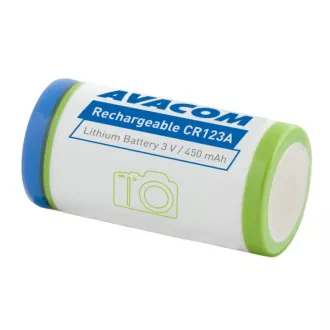 AVACOM nabíjecí fotobaterie Avacom CR123A 3V 450mAh 1.4Wh