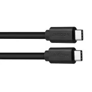AVACOM datový a nabíjecí kabel USB Type-C - USB Type-C, 40cm, černá