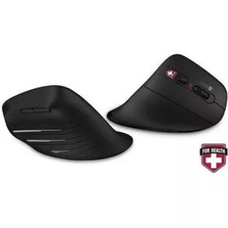 CONNECT IT FOR HEALTH Verti TriMode ergonomická vertikální myš, bezdrátová, černá CONNECT IT FOR HEALTH Verti TriMode ergonomická vertikální myš, bezdrátová, černá