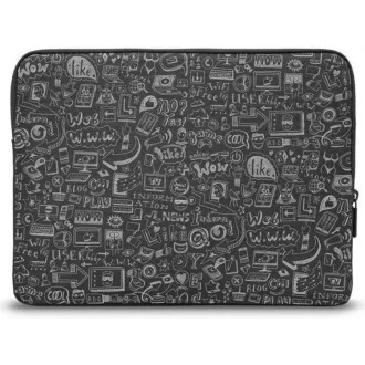 CONNECT IT Doodle pouzdro pro notebook 15.6", černá CONNECT IT Doodle pouzdro pro notebook 15.6", černá