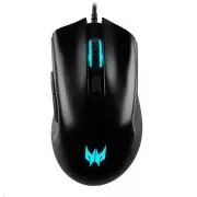 ACER drátová myš Predator Cestus 333, 5 levels DPI, 1ms, 400 IPS, 20 mil. kliků, USB 2.0, Black