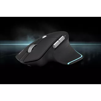 ACER bezdrátová myš Easy Fit Mouse, ergonomická, 4000dpi, 6 tlačítek, RGB, 10m dosah, USB-C, BT, Black ACER bezdrátová myš Easy Fit Mouse, ergonomická, 4000dpi, 6 tlačítek, RGB, 10m dosah, USB-C, BT, Black