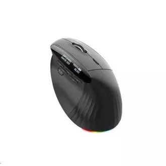 ACER bezdrátová myš Smart Fit Vertical Mouse, 8000 dpi, 10 tlačítek, RGB, 10m dosah, BT, USB, výdrž 120h, Black ACER bezdrátová myš Smart Fit Vertical Mouse, 8000 dpi, 10 tlačítek, RGB, 10m dosah, BT, USB, výdrž 120h, Black