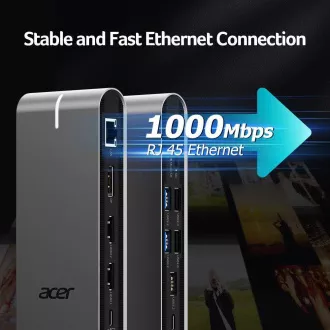 ACER 15in1 USB Type-C Universal Mini-dock: Host interface: USB-C, 2x USB-A 2.0, 1x USB-A 3.2 Gen2, 1x USB-A 3.2 Gen1, 1 ACER 15in1 USB Type-C Universal Mini-dock: Host interface: USB-C, 2x USB-A 2.0, 1x USB-A 3.2 Gen2, 1x USB-A 3.2 Gen1, 1