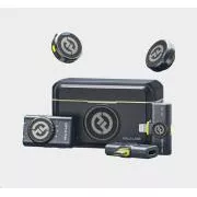 Hollyland Lark M2 Combo - Wireless Lavalier Microphone (Duo, ShineCharcoal)
