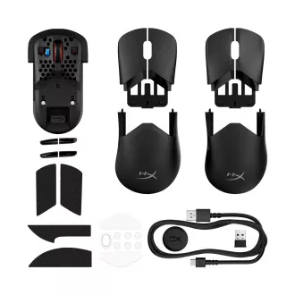 HyperX Pulsefire Saga Wireless - Gaming Mouse (černá) - Myš HyperX Pulsefire Saga Wireless - Gaming Mouse (černá) - Myš