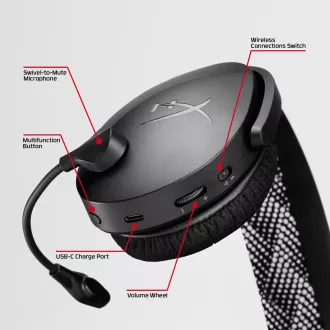 HyperX Cloud Jet Dual Wireless Gaming Headset, modrá HyperX Cloud Jet Dual Wireless Gaming Headset, modrá