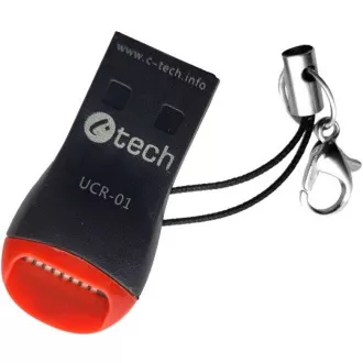 C-TECH čtečka karet UCR-01, USB 2.0 TYPE A, micro SD C-TECH čtečka karet UCR-01, USB 2.0 TYPE A, micro SD