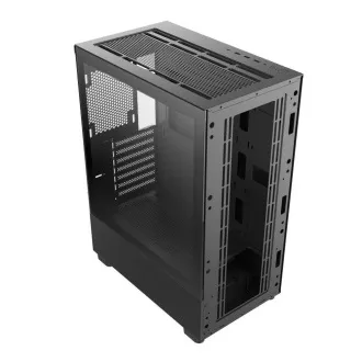 1stCOOL skříň GAMER 5, Mid tower, AU, USB 3.0, USB-C, 2x 140 ARGB Fan, 1x 120 ARGB Fan, bez zdroje, černá 1stCOOL skříň GAMER 5, Mid tower, AU, USB 3.0, USB-C, 2x 140 ARGB Fan, 1x 120 ARGB Fan, bez zdroje, černá