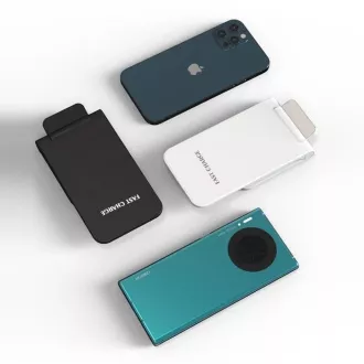1stCOOL bezdrátová QI nabíječka H18, skládací stojánek, USB-C, bílá 1stCOOL bezdrátová QI nabíječka H18, skládací stojánek, USB-C, bílá