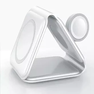1stCOOL bezdrátová přenosná QI nabíječka 3v1, MagSafe, USB-C, černá