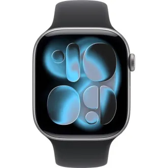 Apple Watch Series 11 GPS 46mm Space Grey Aluminium Case with Black Sport Band - M/L Apple Watch Series 11 GPS 46mm Space Grey Aluminium Case with Black Sport Band - M/L